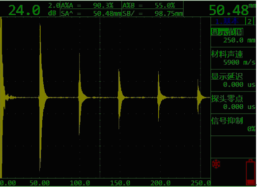 TIME1130超聲波探傷儀射頻顯示 射頻顯示