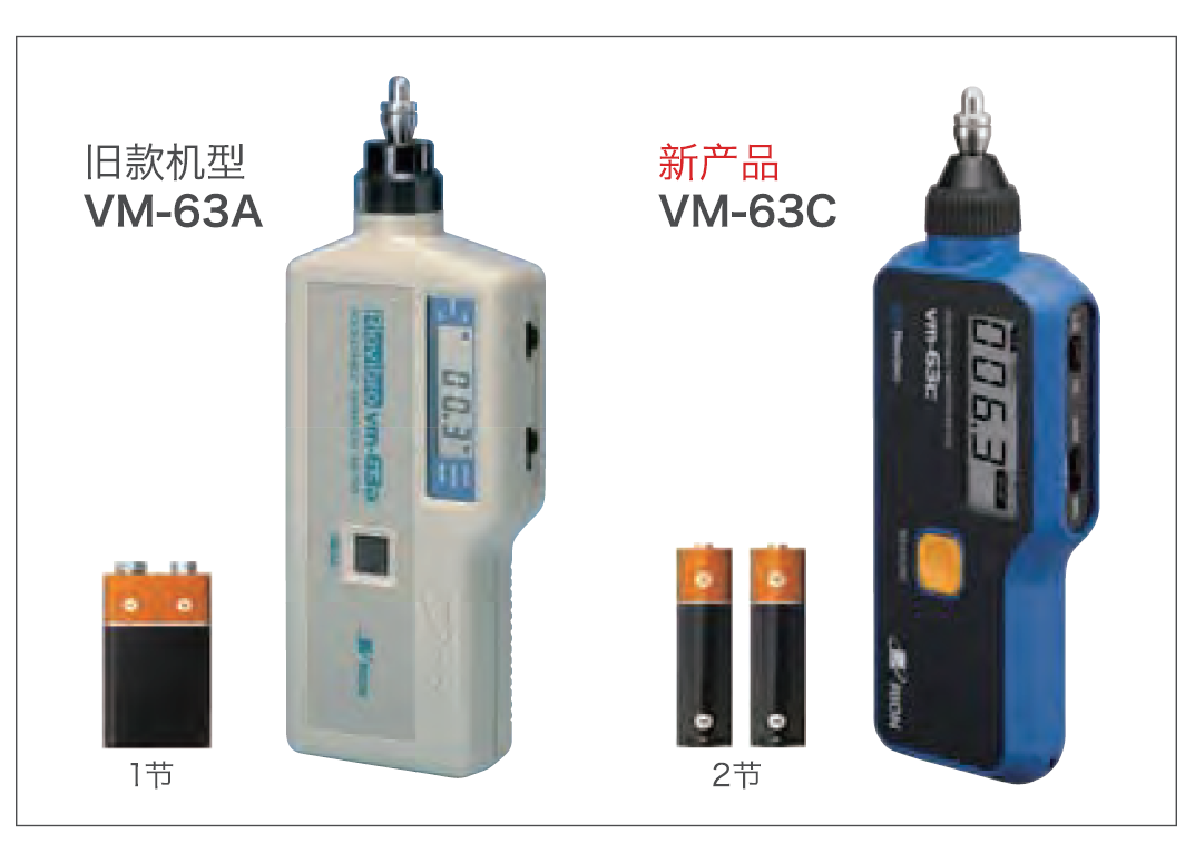 日本理音測(cè)振儀VM-63C和VM-63A的區(qū)別 日本理音測(cè)振儀VM-63C和VM-63A的區(qū)別