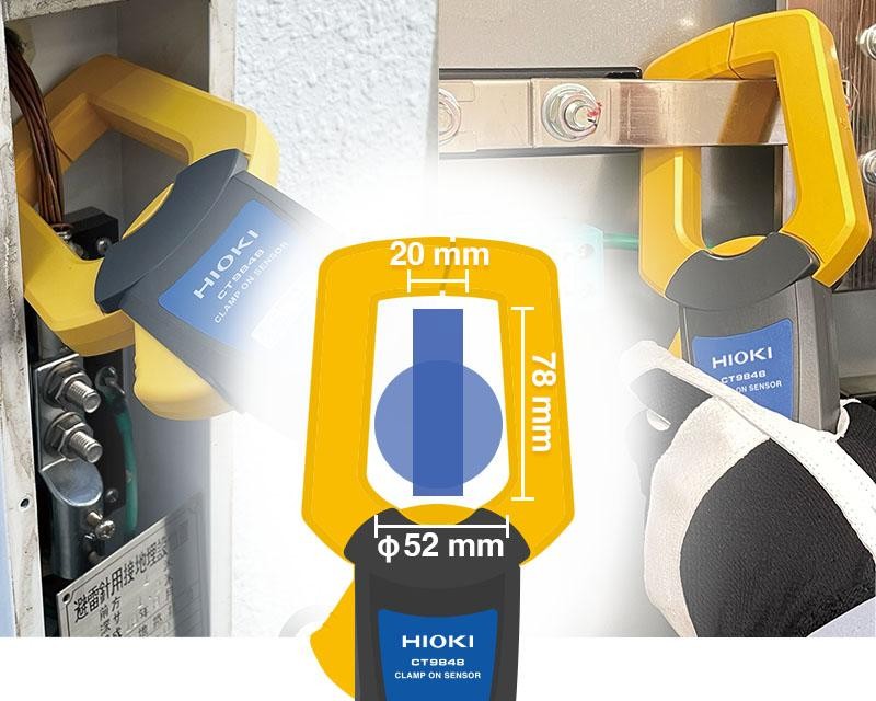 HIOKI FT6041鉗形傳感器都可以輕松夾取 HIOKI FT6041鉗形傳感器都可以輕松夾取